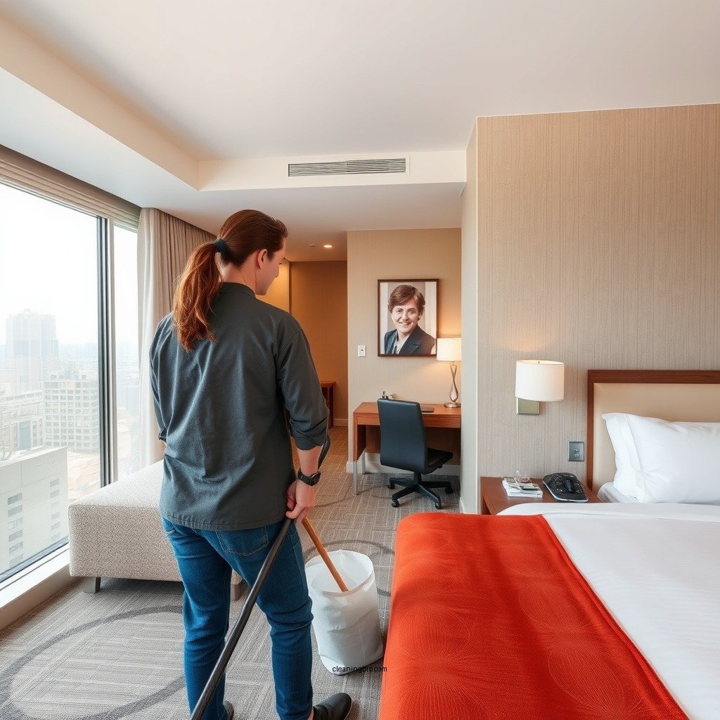 Bedroom Cleaning Process - how to clean a hotel room checklist