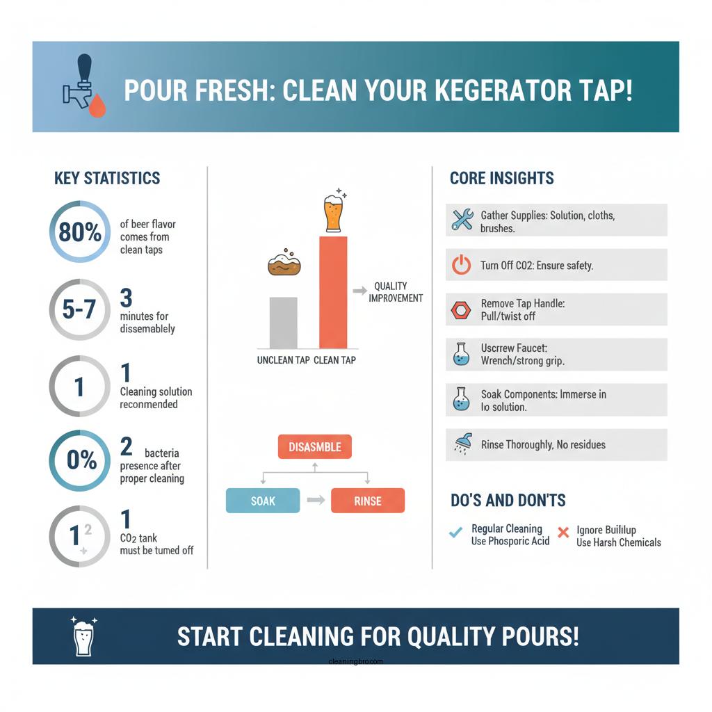 how to clean a kegerator tap - Data Infographic and Statistics