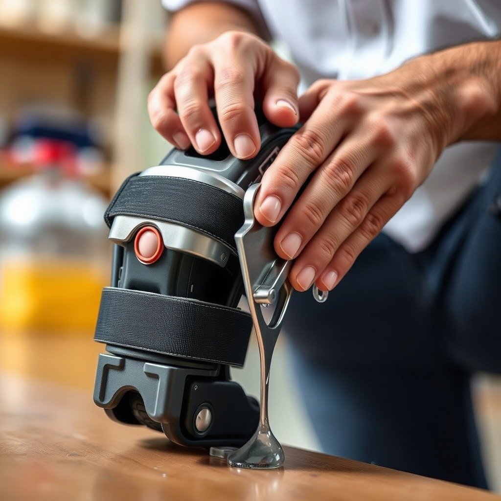 Step-by-Step Cleaning Process - how to clean a knee brace