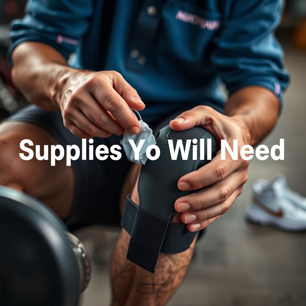 Supplies You Will Need - how to clean a knee brace