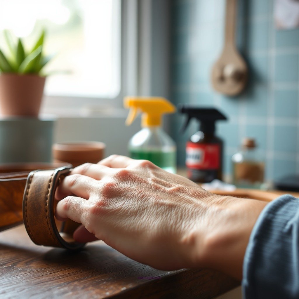 Gather Your Cleaning Supplies - how to clean a leather bracelet