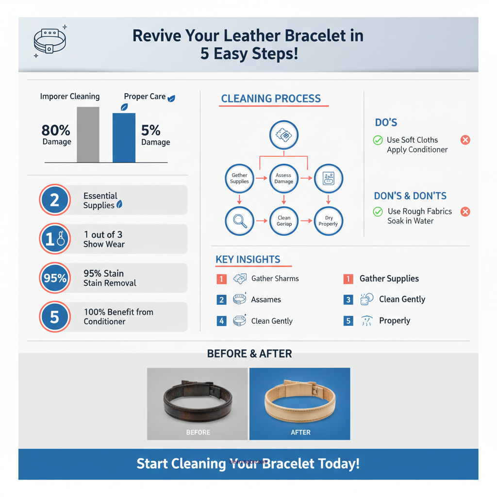 how to clean a leather bracelet - Data Infographic and Statistics