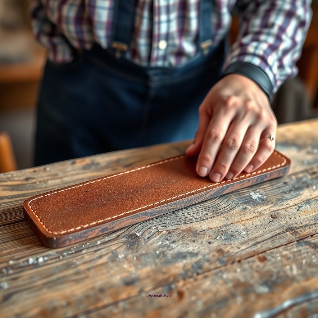 Understanding Your Leather Strop - how to clean a leather strop