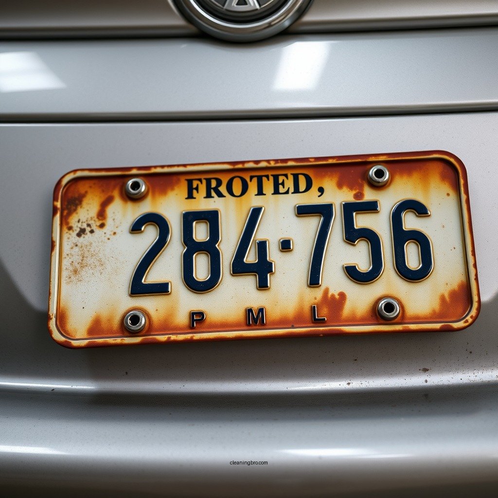 Supplies You'll Need - how to clean a license plate