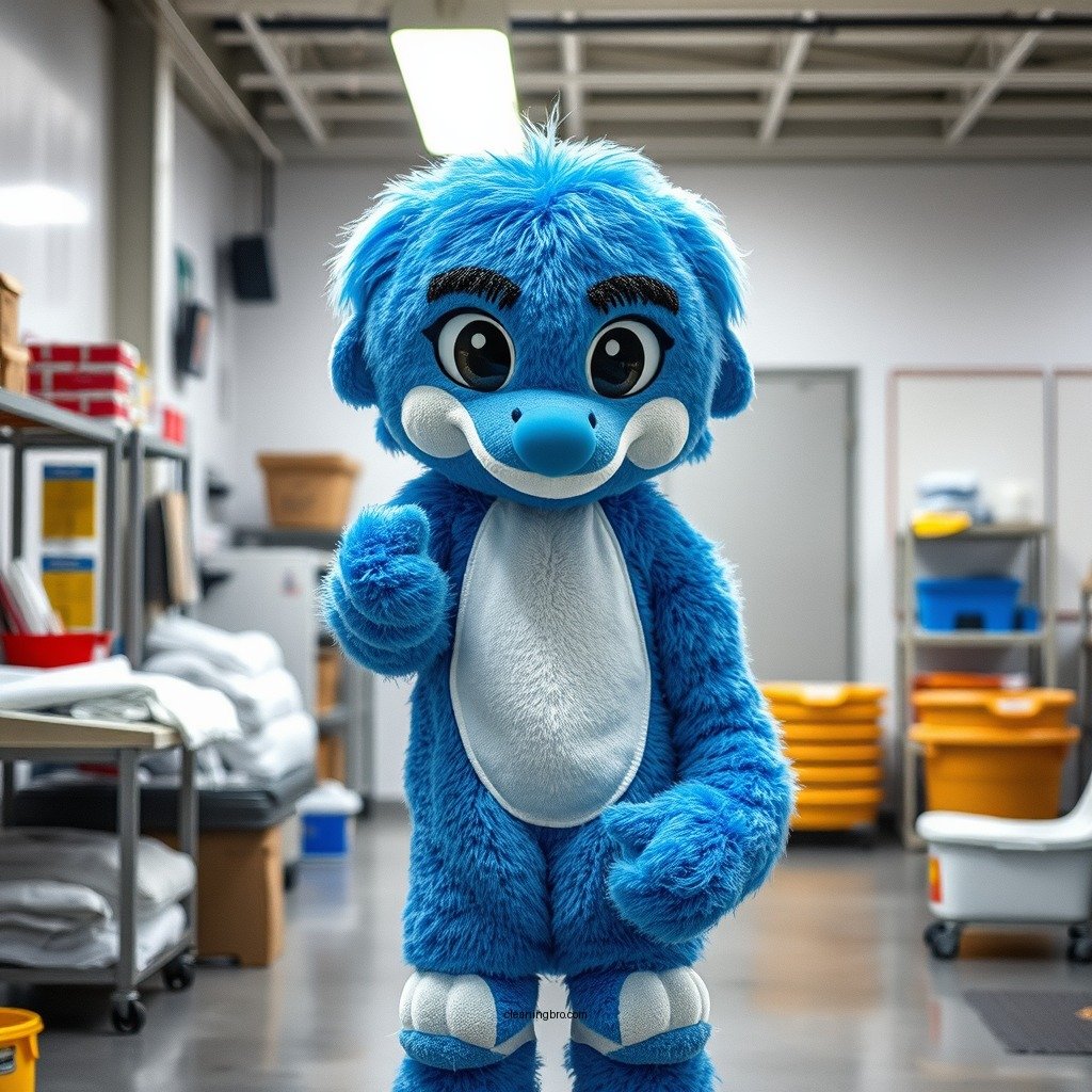 Preparing for Cleaning - how to clean a mascot costume