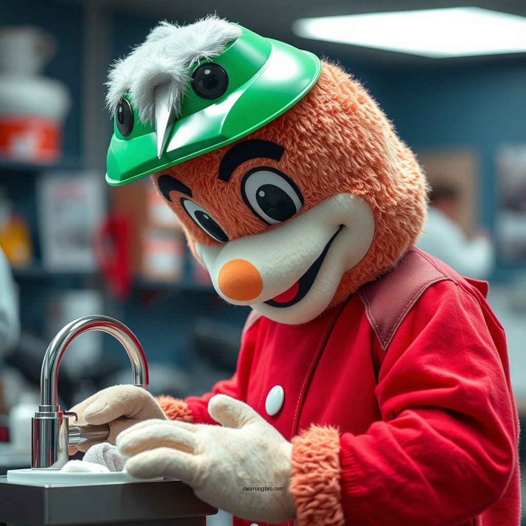 Spot Cleaning Techniques - how to clean a mascot costume