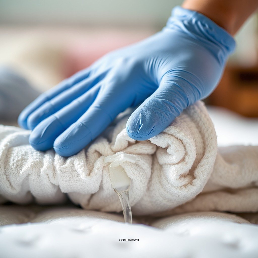 Apply an Enzyme Cleaner - how to clean a mattress after bedwetting