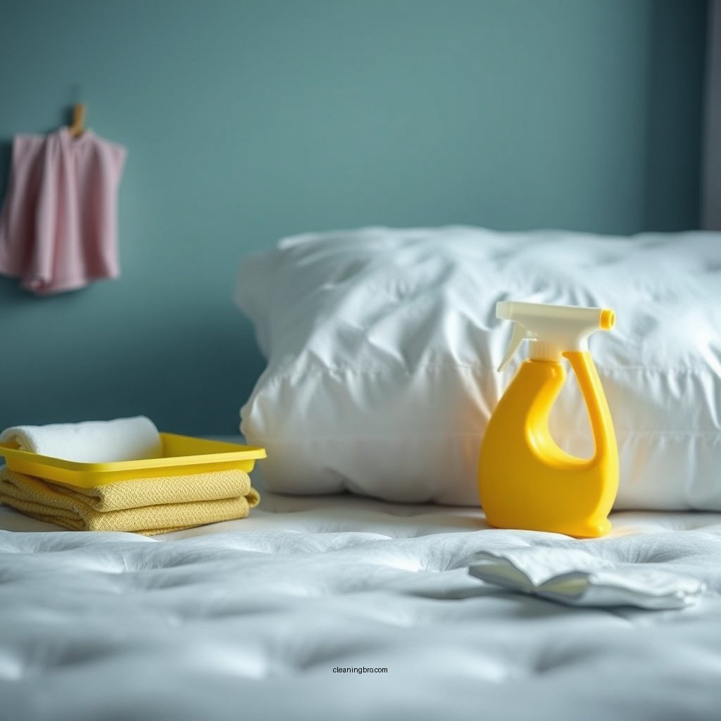 Gather Your Cleaning Supplies - how to clean a mattress after bedwetting