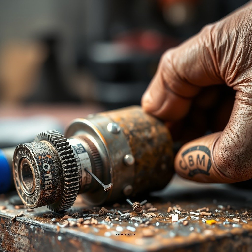 Soak the Parts - how to clean a metal grinder