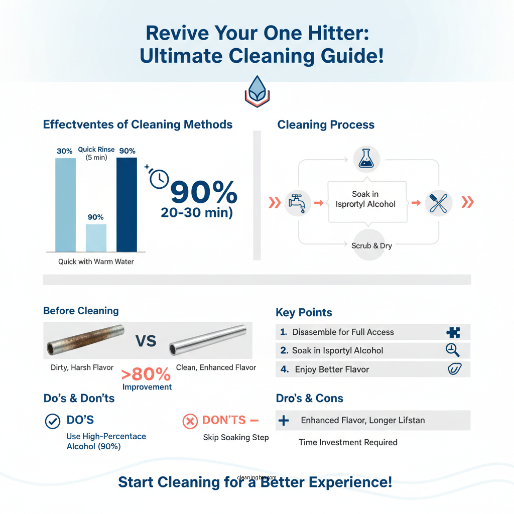 how to clean a metal one hitter - Data Infographic and Statistics