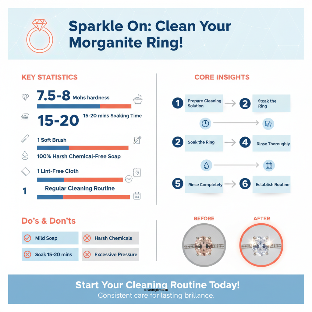 how to clean a morganite ring - Data Infographic and Statistics