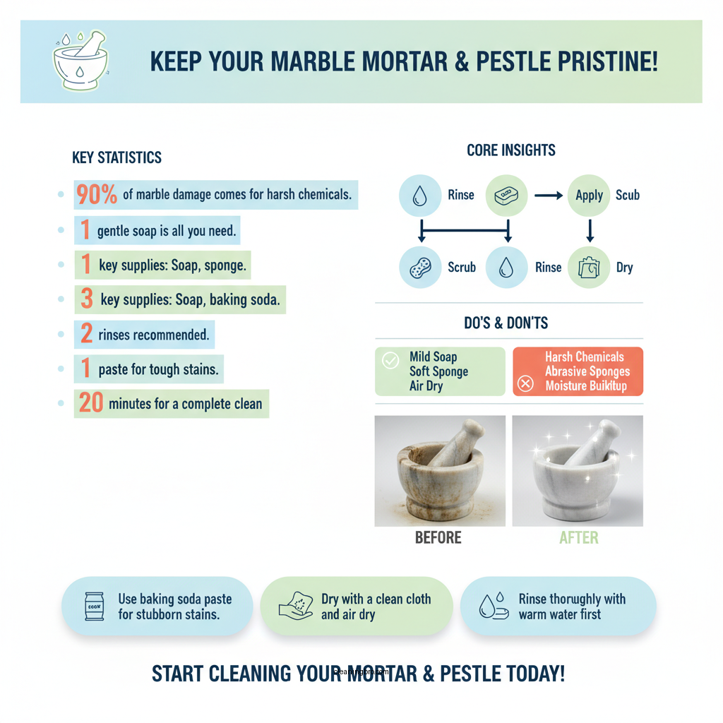 how to clean a mortar and pestle marble - Data Infographic and Statistics