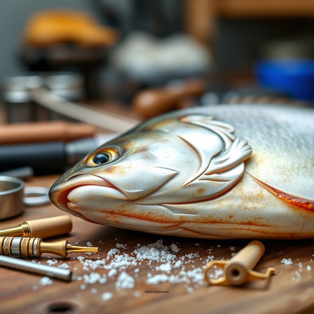 Tools and Materials Needed - how to clean a mounted fish