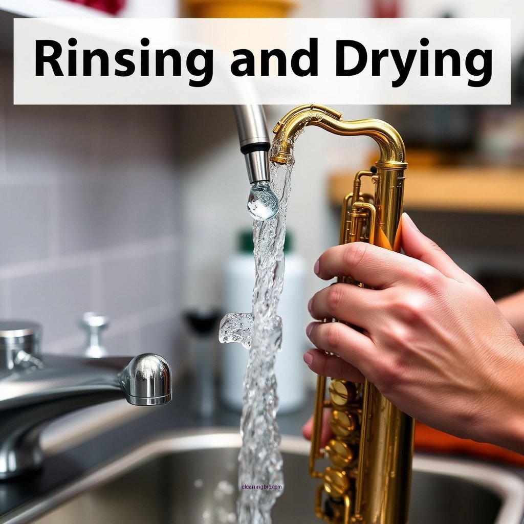 Rinsing and Drying - how to clean a mouthpiece for saxophone