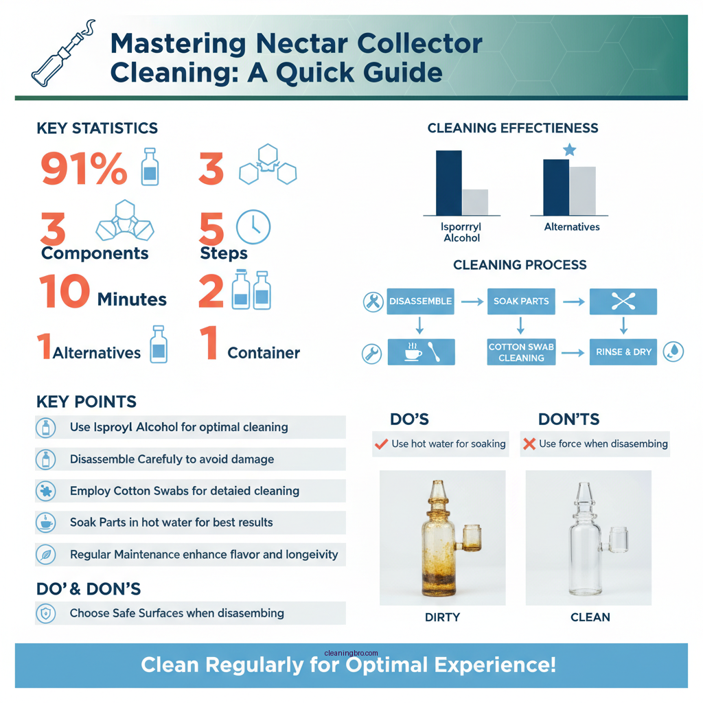 how to clean a nectar collector - Data Infographic and Statistics