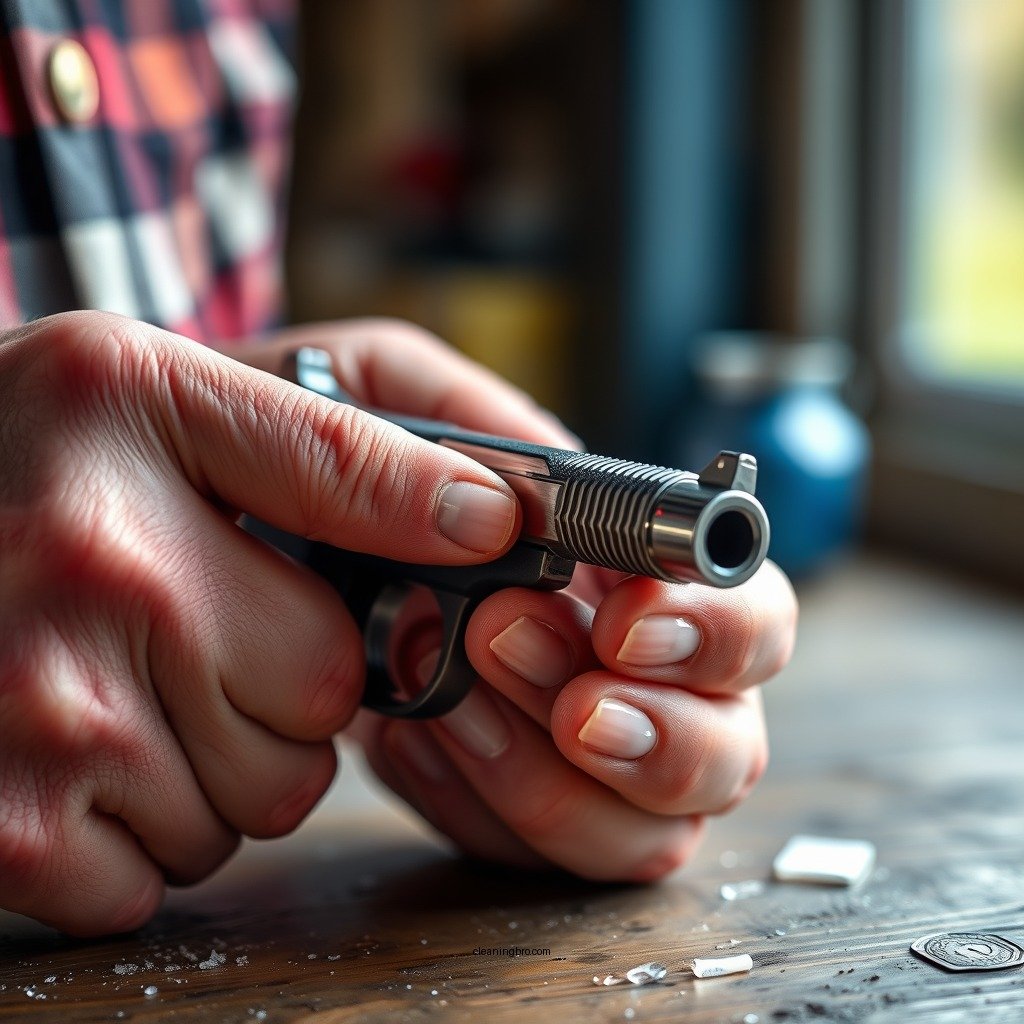 Step-by-Step Cleaning Process - how to clean a nickel plated gun