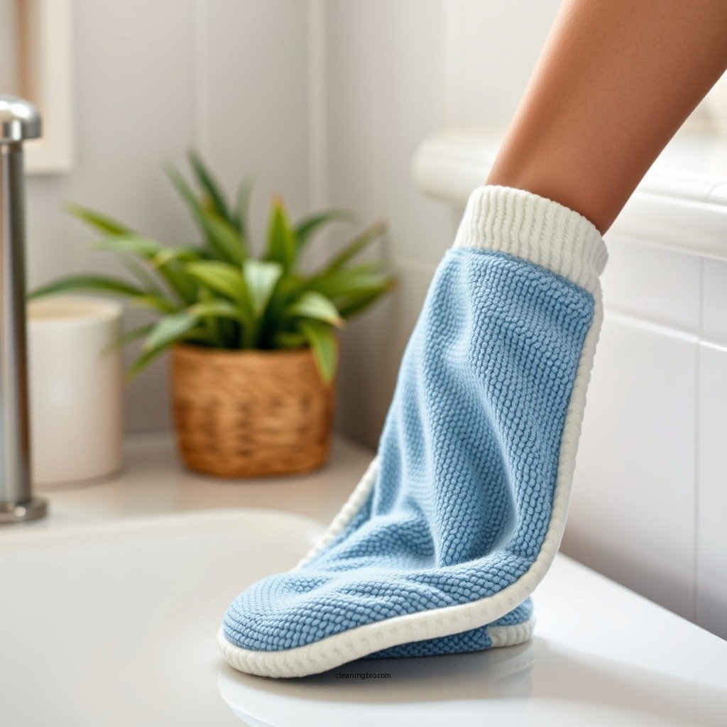 Preparing for Cleaning - how to clean a norwex dust mitt