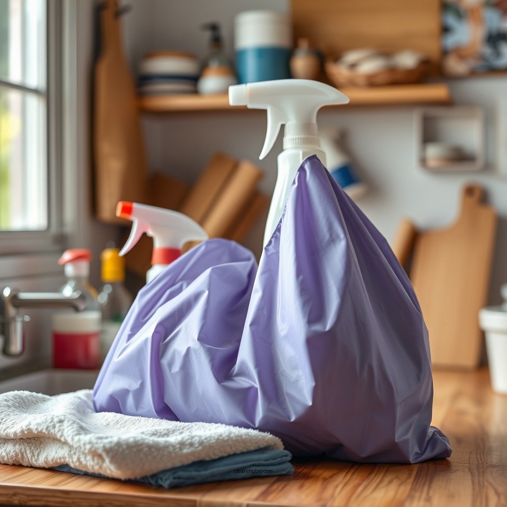 Gather Your Cleaning Supplies - how to clean a nylon bag