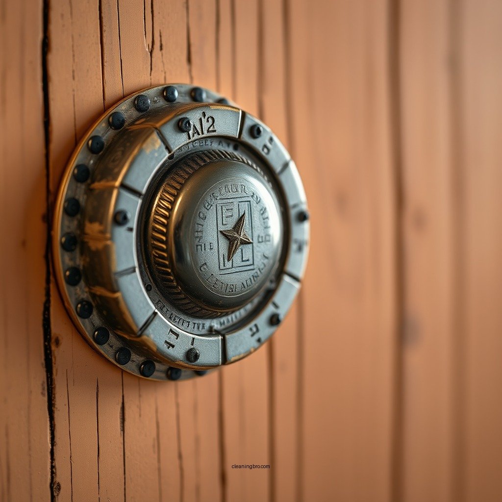 Dust and Wipe Down the Door - how to clean a painted wood door