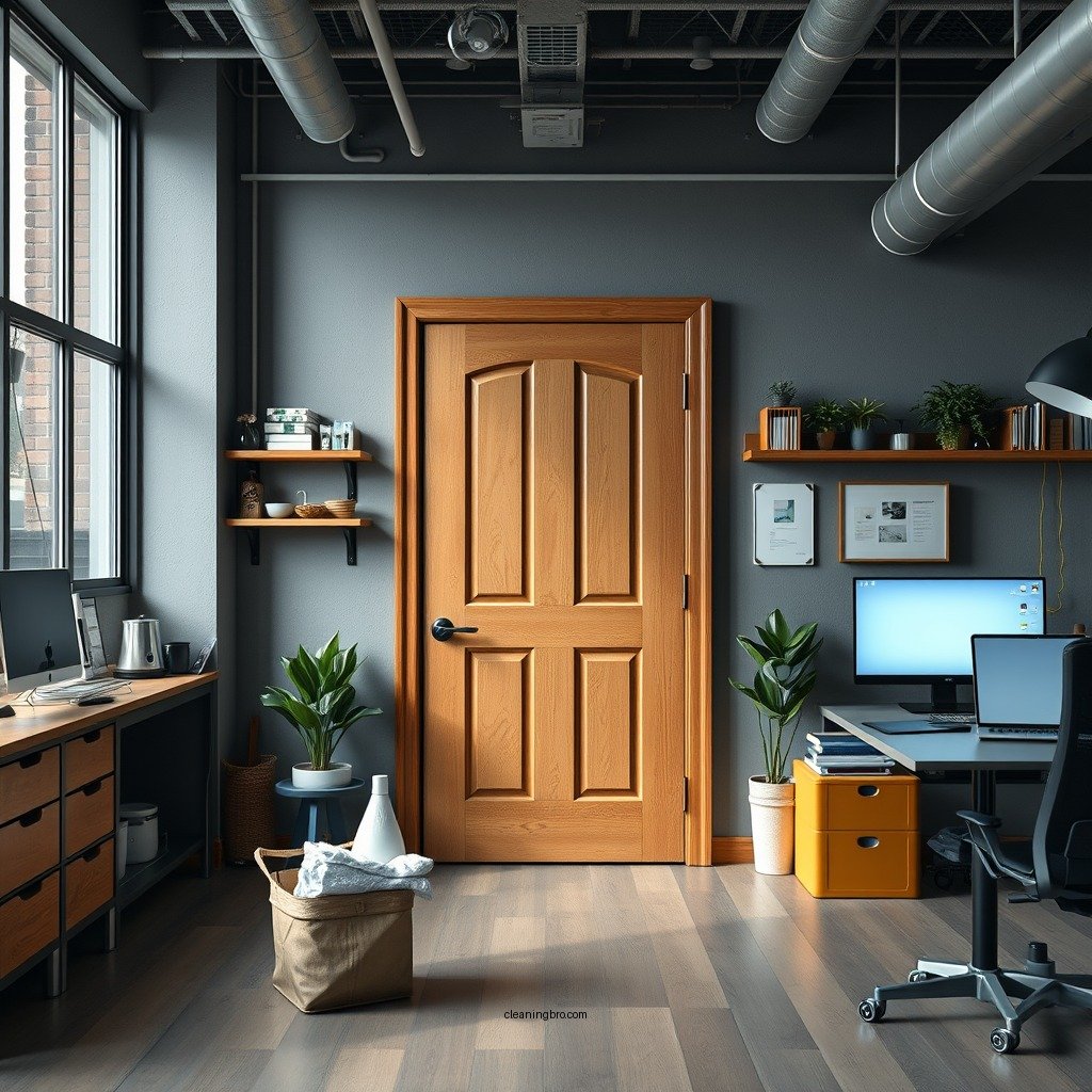 Gather Your Cleaning Supplies - how to clean a painted wood door