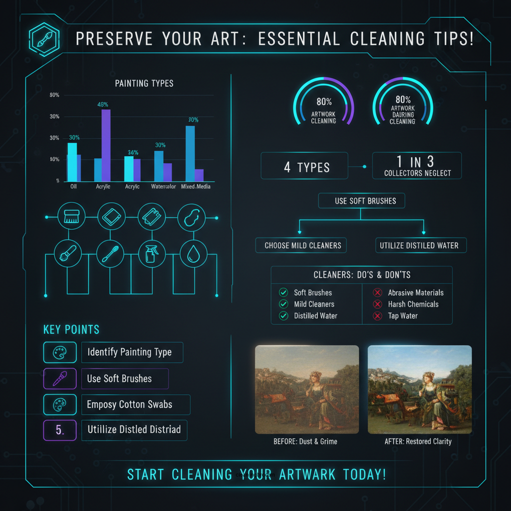 how to clean a painting - Data Infographic and Statistics