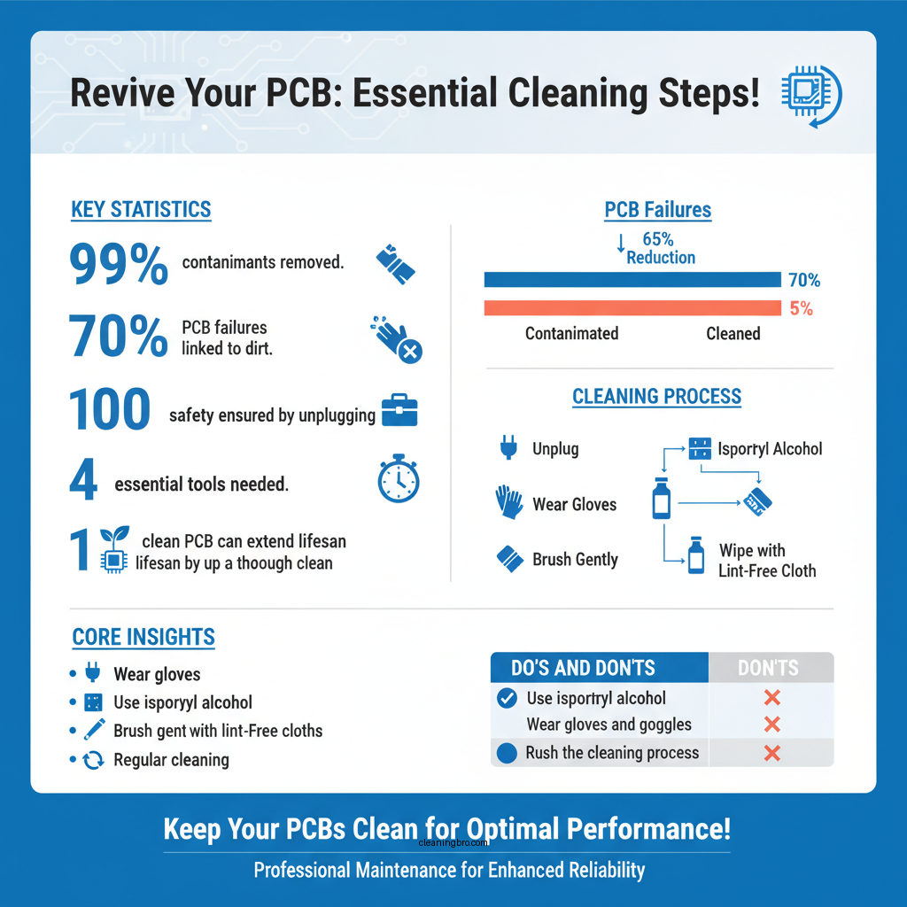 how to clean a pcb - Data Infographic and Statistics
