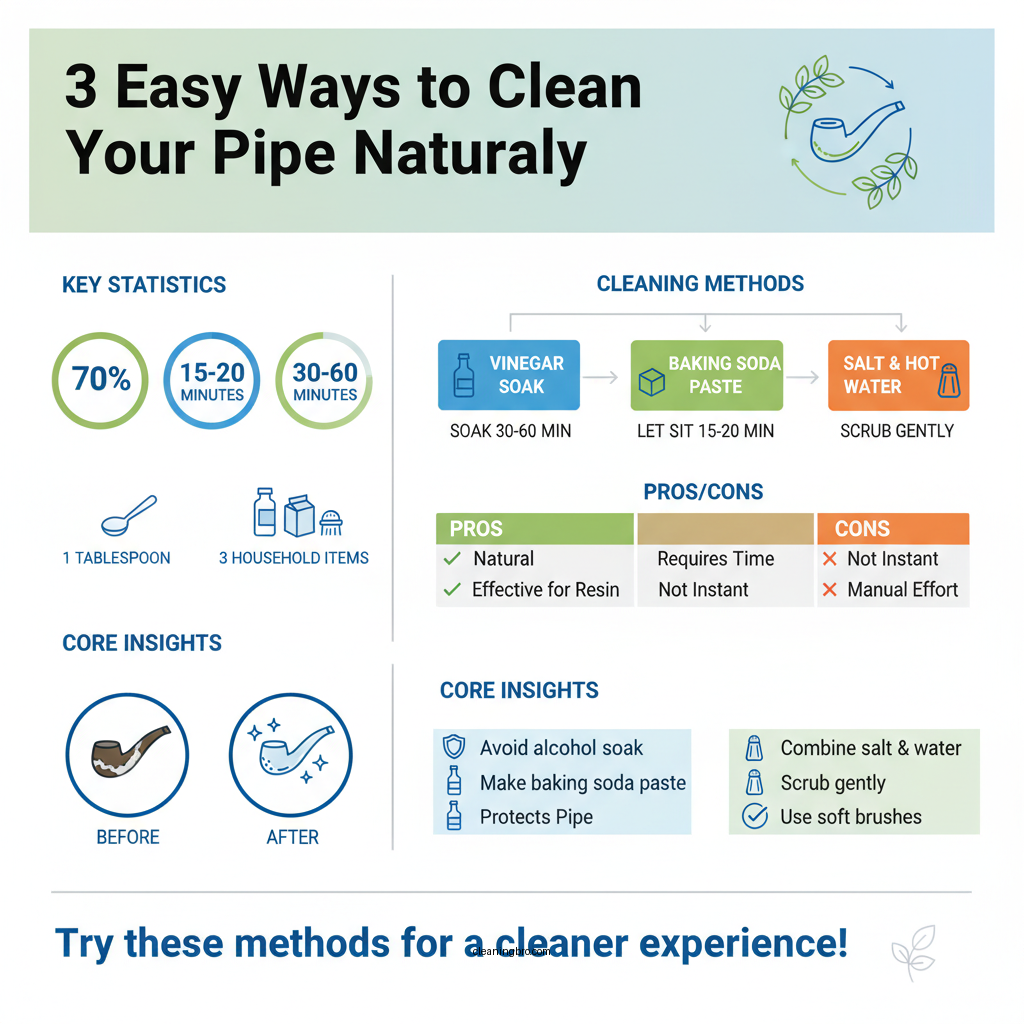 how to clean a pipe of resin without alcohol - Data Infographic and Statistics