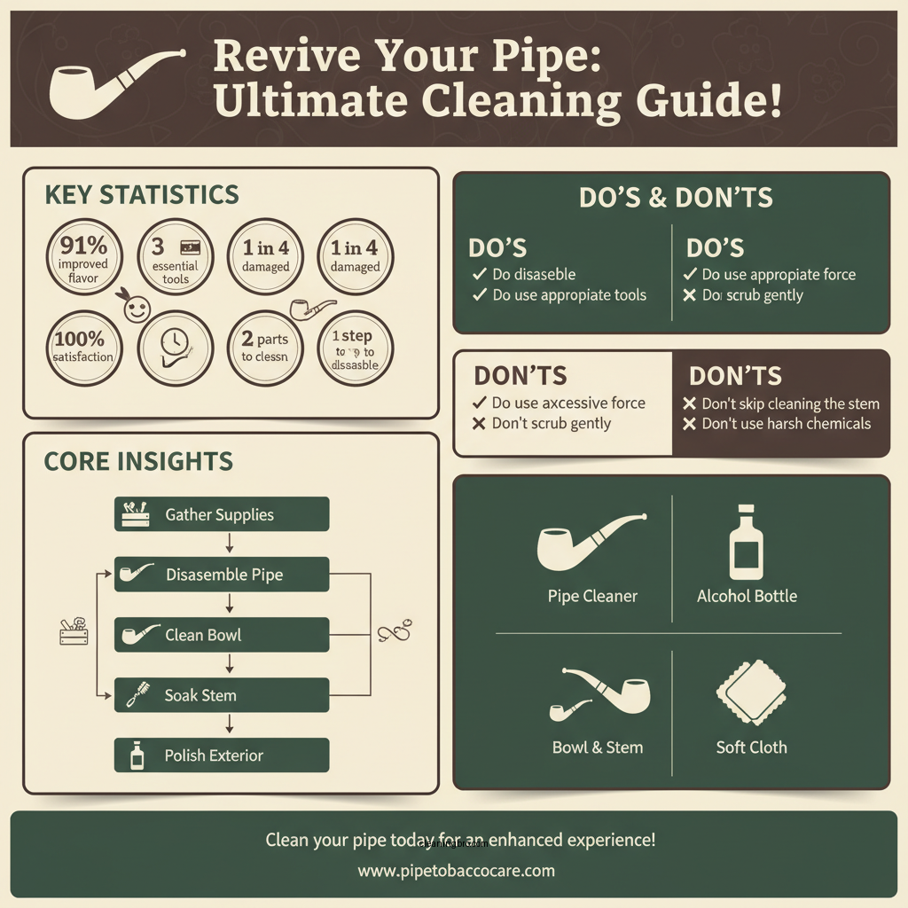 how to clean a pipe tobacco - Data Infographic and Statistics