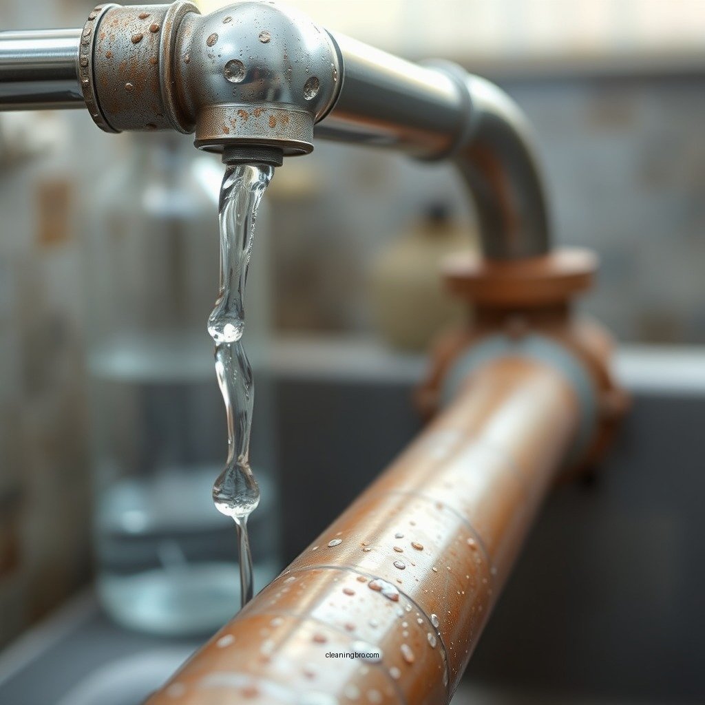 Using Boiling Water - how to clean a pipe without alcohol or vinegar
