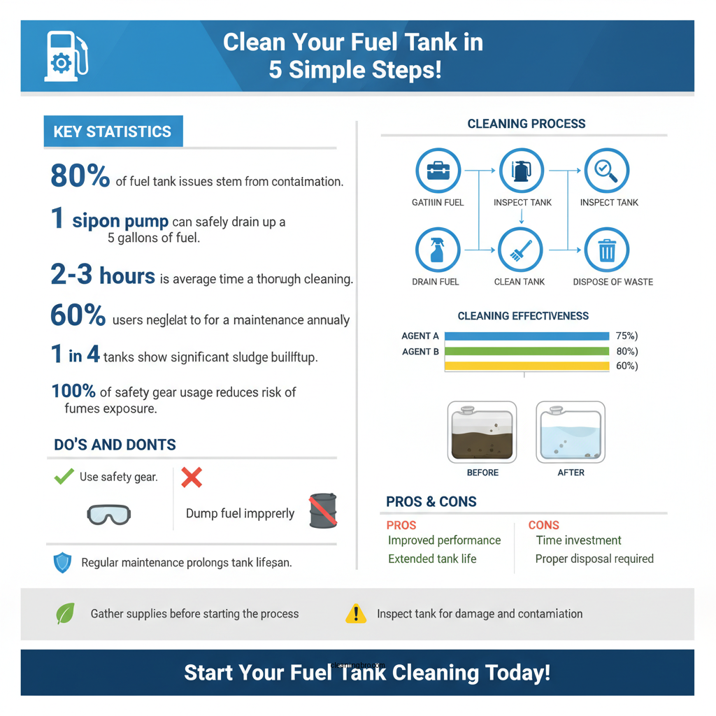 how to clean a plastic fuel tank - Data Infographic and Statistics