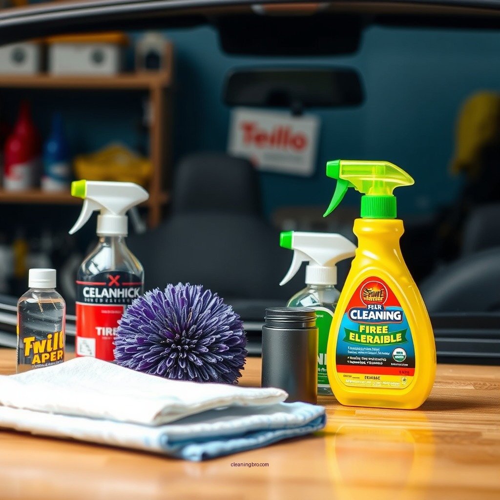 Essential Cleaning Supplies - how to clean a plastic windshield