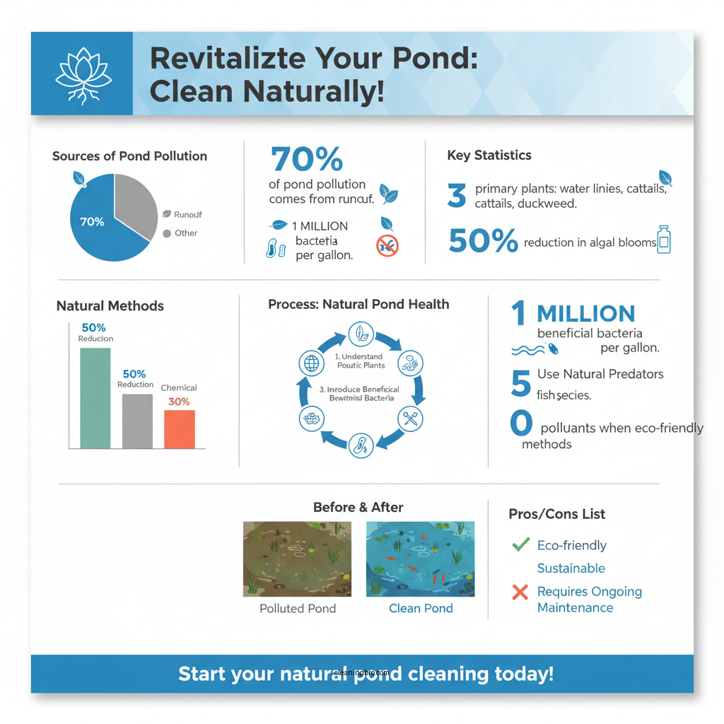 how to clean a pond naturally - Data Infographic and Statistics