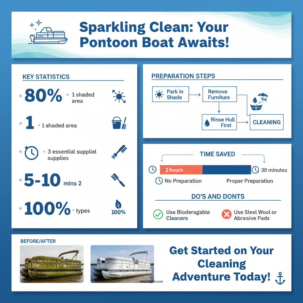 how to clean a pontoon boat - Data Infographic and Statistics