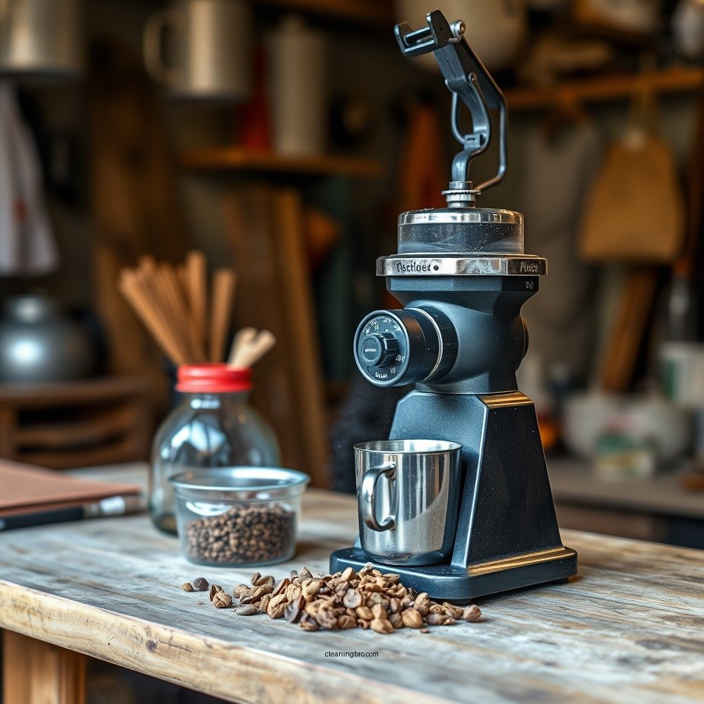 Gather Your Supplies - how to clean a pot grinder