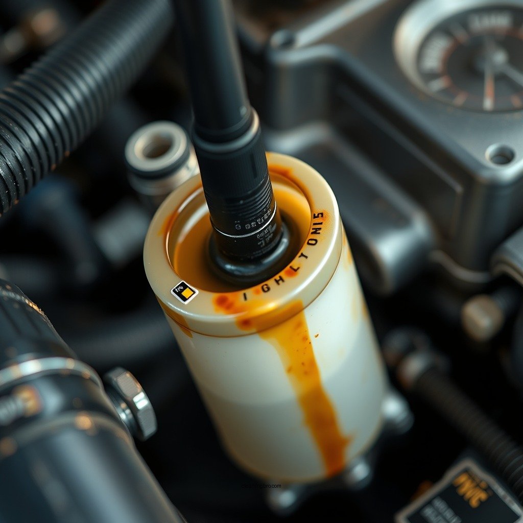 Draining the Old Power Steering Fluid - how to clean a power steering reservoir