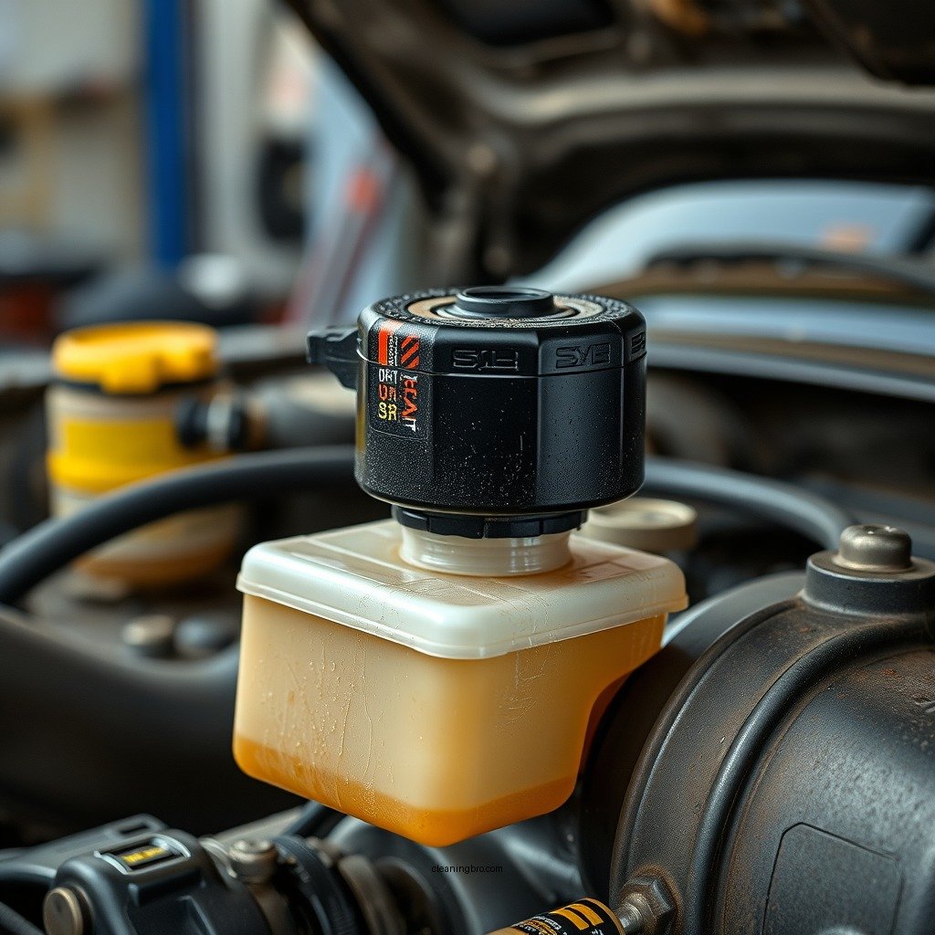 Safety Precautions - how to clean a power steering reservoir