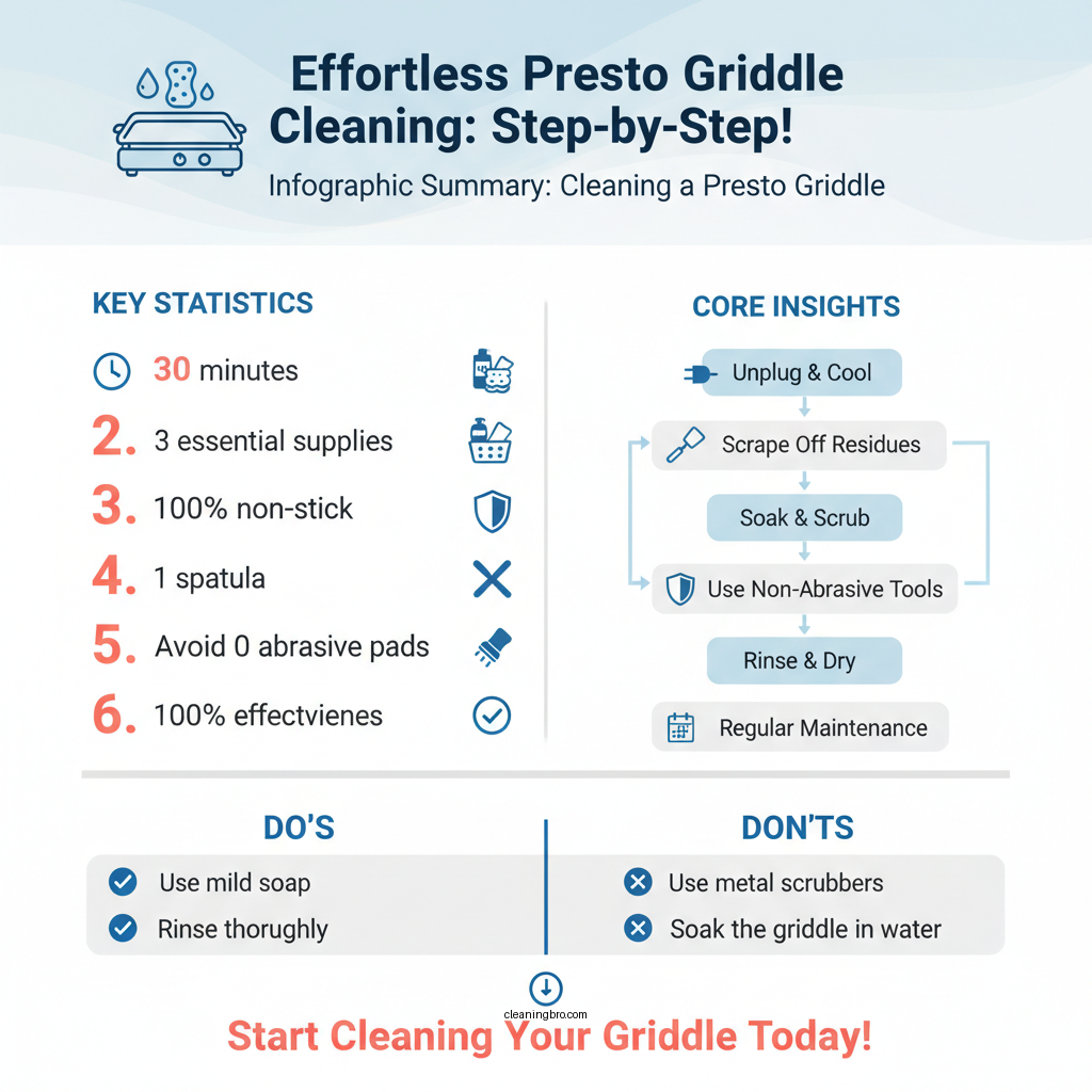 how to clean a presto griddle - Data Infographic and Statistics