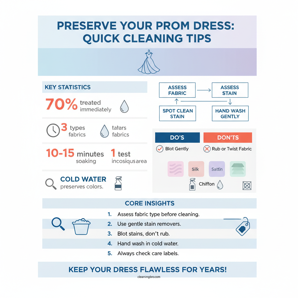 how to clean a prom dress - Data Infographic and Statistics