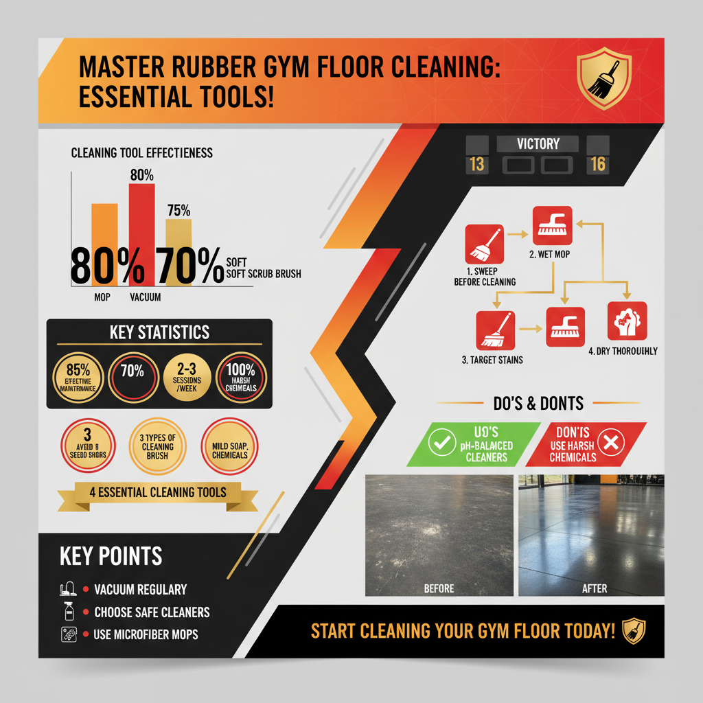 how to clean a rubber gym floor - Data Infographic and Statistics