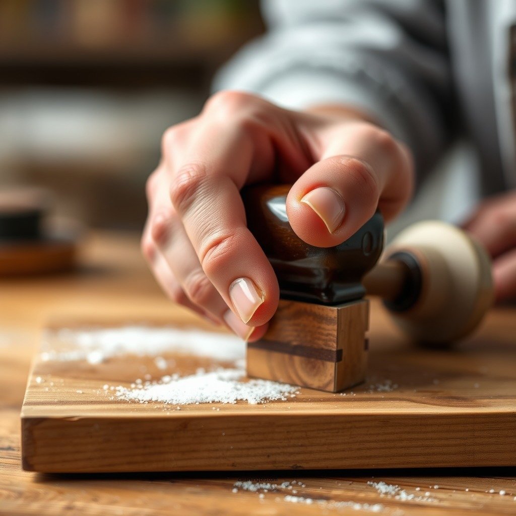 Step-by-Step Cleaning Process - how to clean a rubber stamp