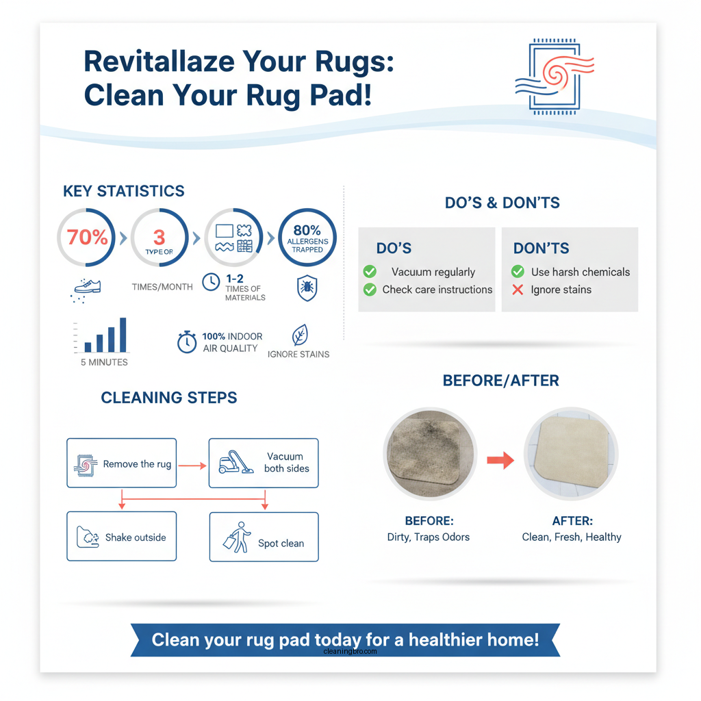 how to clean a rug pad - Data Infographic and Statistics