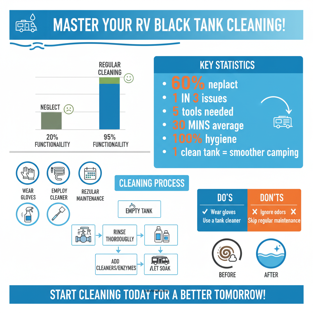 how to clean a rv black tank - Data Infographic and Statistics