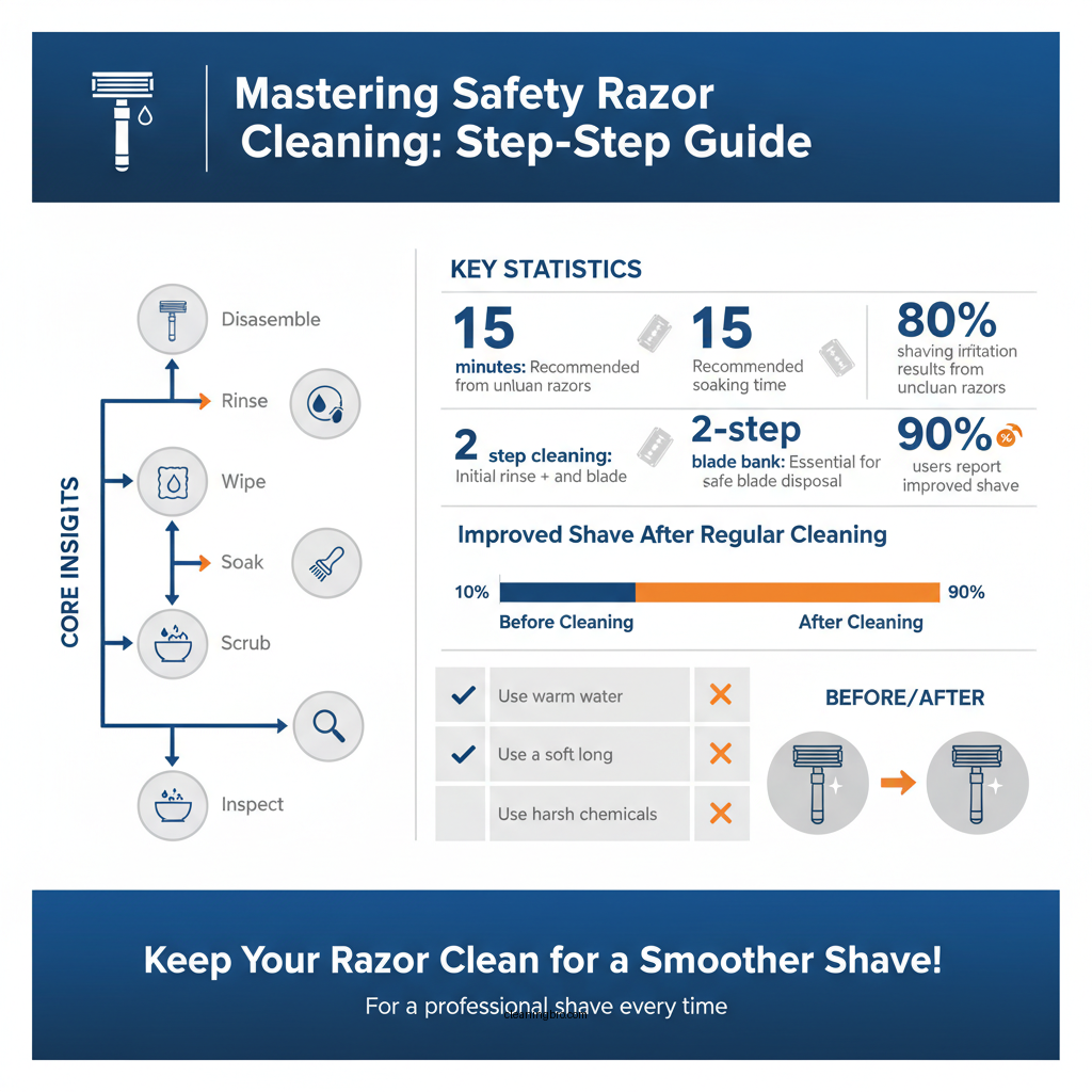 how to clean a safety razor - Data Infographic and Statistics