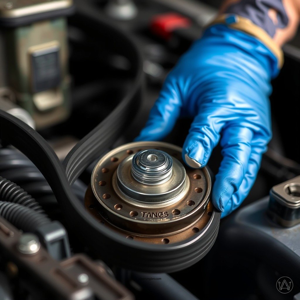 Steps to Clean the Serpentine Belt - how to clean a serpentine belt without removing