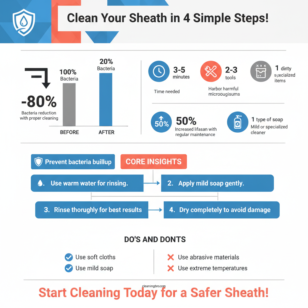 how to clean a sheath - Data Infographic and Statistics