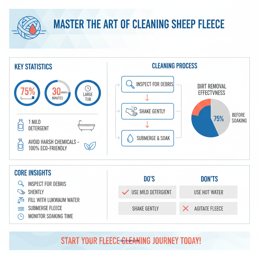 how to clean a sheep fleece - Data Infographic and Statistics