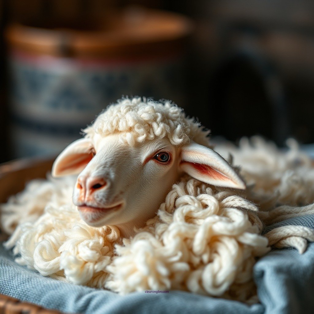 Soak the Fleece - how to clean a sheep fleece