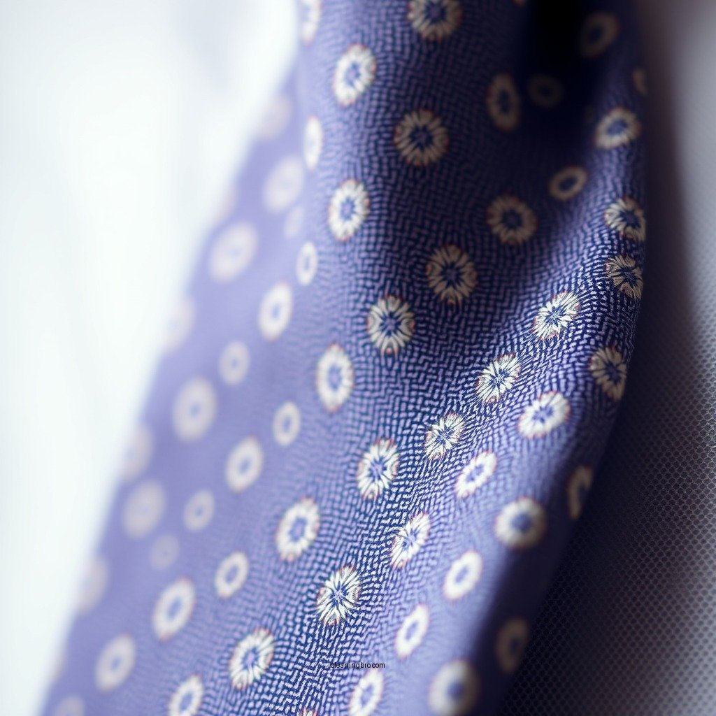 Steam Cleaning Method - how to clean a silk tie without dry cleaning