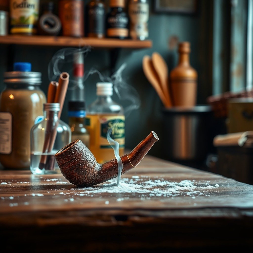 Gather Your Cleaning Supplies - how to clean a smoking pipe