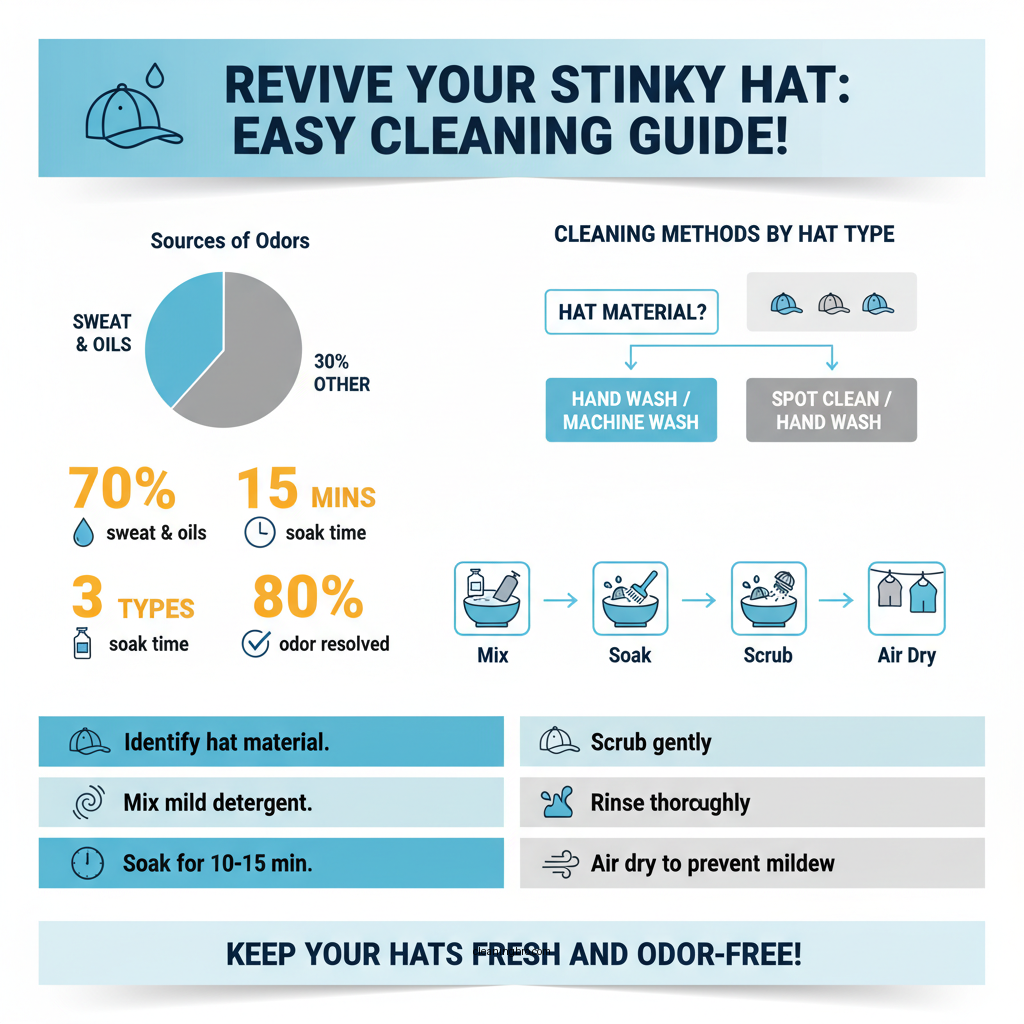 how to clean a stinky hat - Data Infographic and Statistics